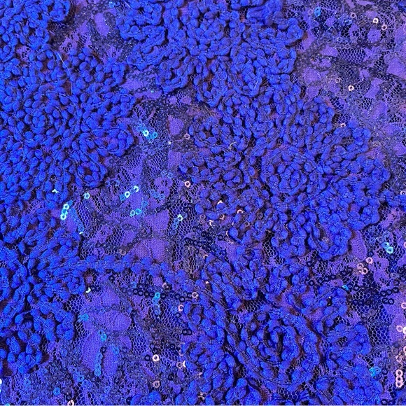 NWOT-Tribal~Dress~Sleeveless-Size 14~Jewel Blue~Sequins - Picture 5 of 8